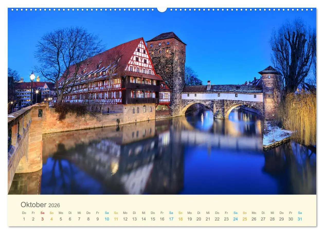 Bild: 9783457407721 | Deutsche Brücken (hochwertiger Premium Wandkalender 2026 DIN A2...