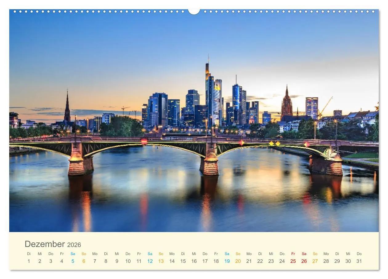 Bild: 9783457407721 | Deutsche Brücken (hochwertiger Premium Wandkalender 2026 DIN A2...