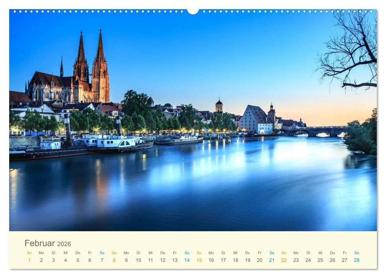 Bild: 9783457407721 | Deutsche Brücken (hochwertiger Premium Wandkalender 2026 DIN A2...