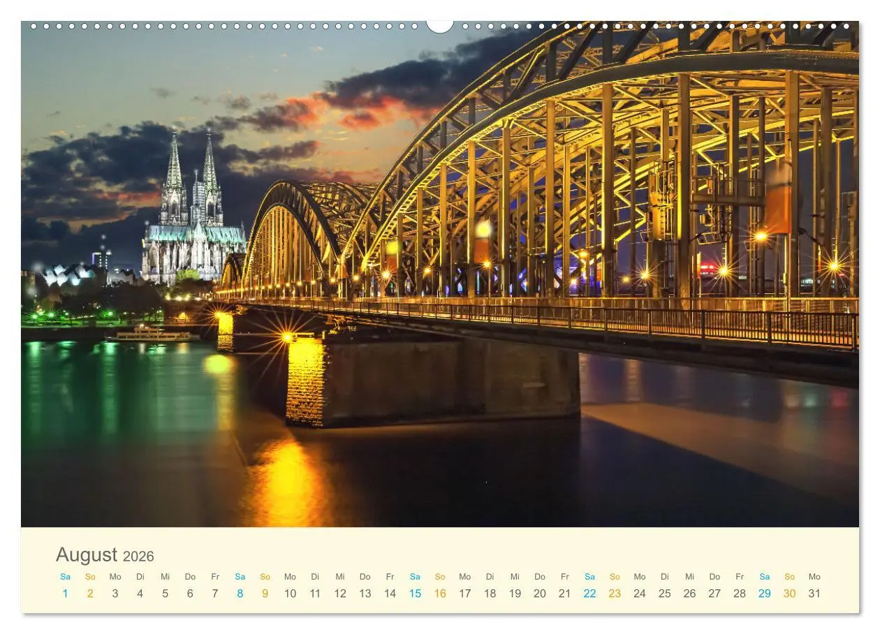 Bild: 9783457407721 | Deutsche Brücken (hochwertiger Premium Wandkalender 2026 DIN A2...
