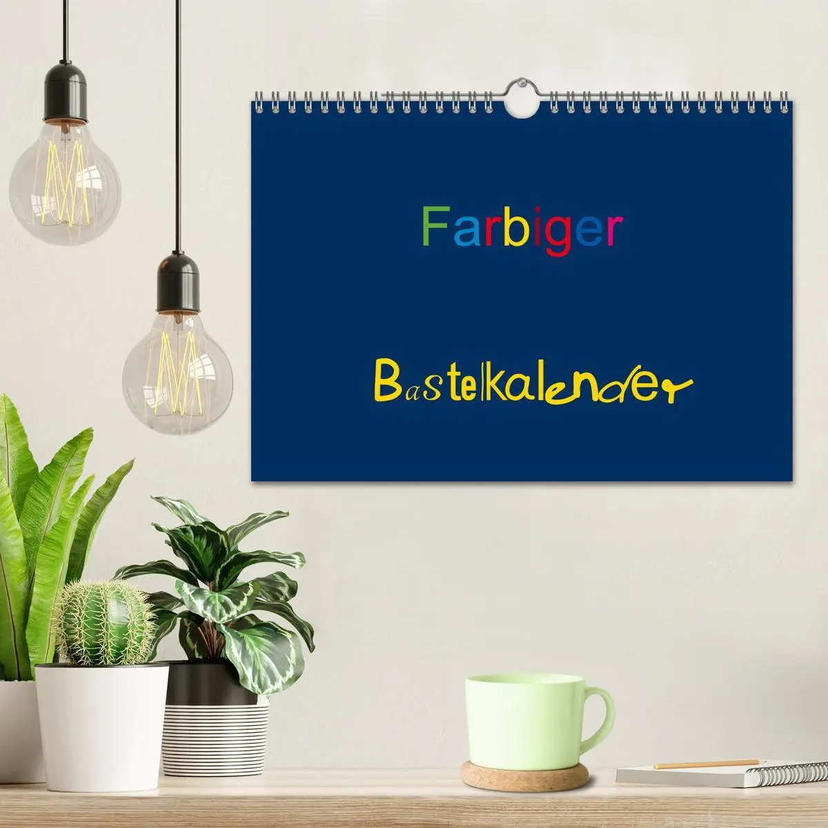 Bild: 9783516047721 | Farbiger Bastelkalender (Wandkalender 2026 DIN A4 quer), CALVENDO...