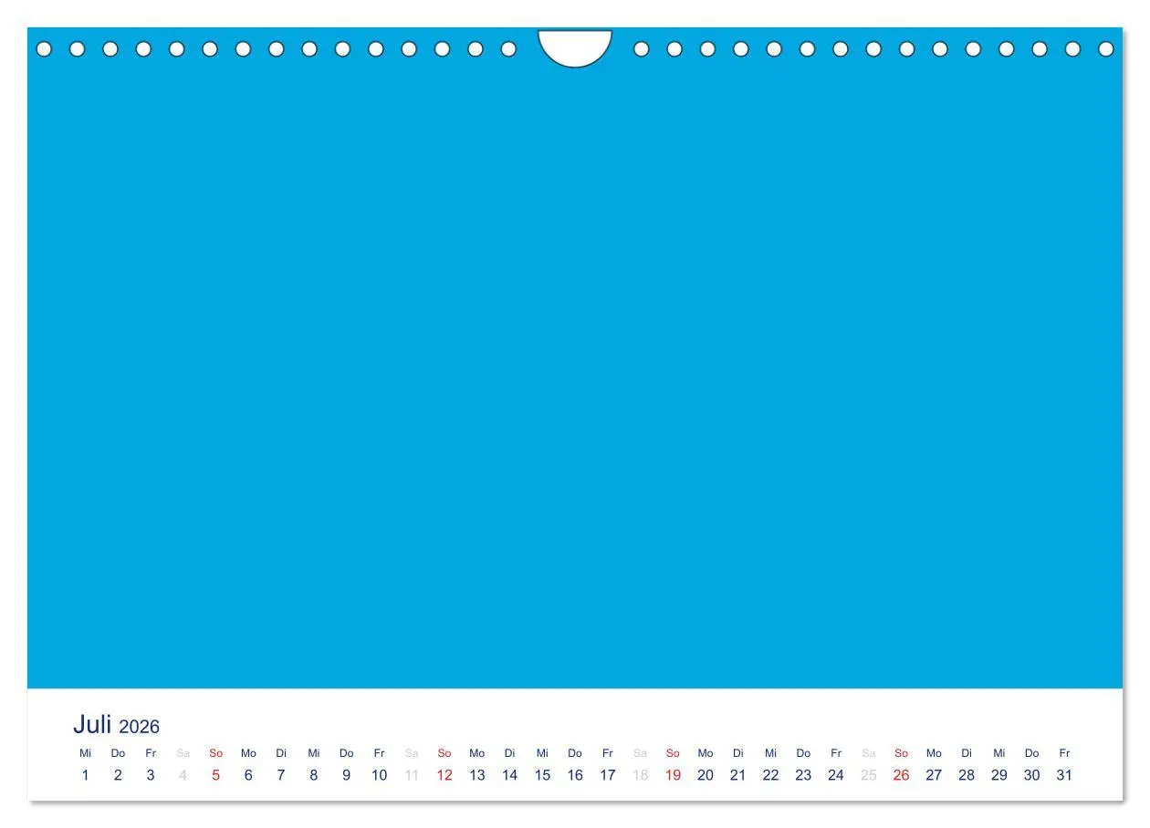 Bild: 9783516047721 | Farbiger Bastelkalender (Wandkalender 2026 DIN A4 quer), CALVENDO...