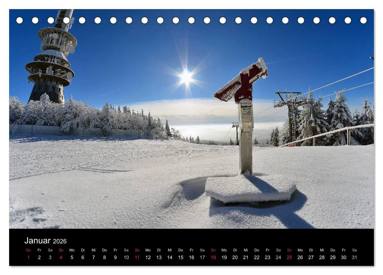 Bild: 9783516117721 | Rund um den Ochsenkopf (Tischkalender 2026 DIN A5 quer), CALVENDO...