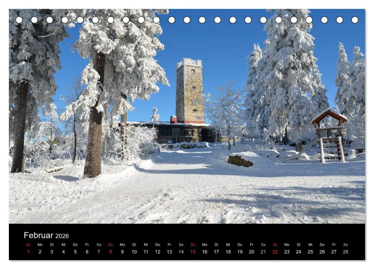 Bild: 9783516117721 | Rund um den Ochsenkopf (Tischkalender 2026 DIN A5 quer), CALVENDO...