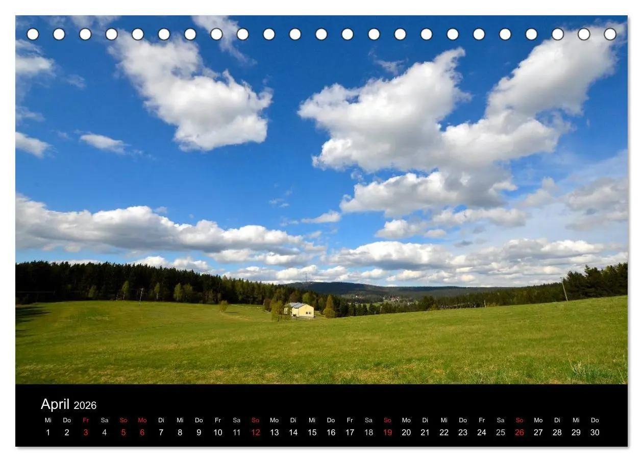 Bild: 9783516117721 | Rund um den Ochsenkopf (Tischkalender 2026 DIN A5 quer), CALVENDO...