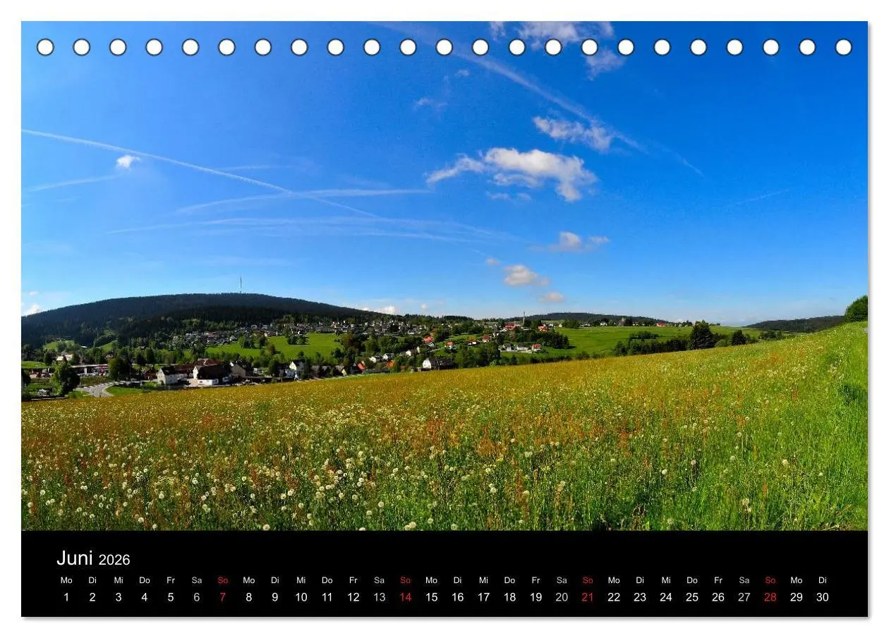 Bild: 9783516117721 | Rund um den Ochsenkopf (Tischkalender 2026 DIN A5 quer), CALVENDO...