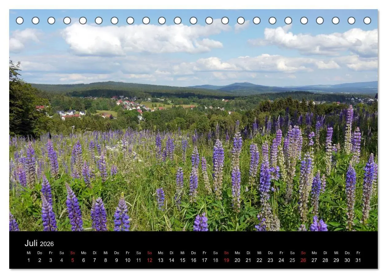 Bild: 9783516117721 | Rund um den Ochsenkopf (Tischkalender 2026 DIN A5 quer), CALVENDO...