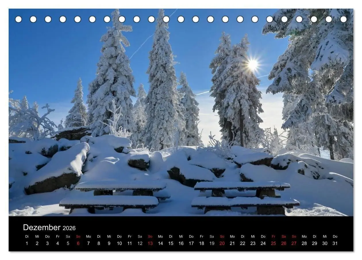 Bild: 9783516117721 | Rund um den Ochsenkopf (Tischkalender 2026 DIN A5 quer), CALVENDO...
