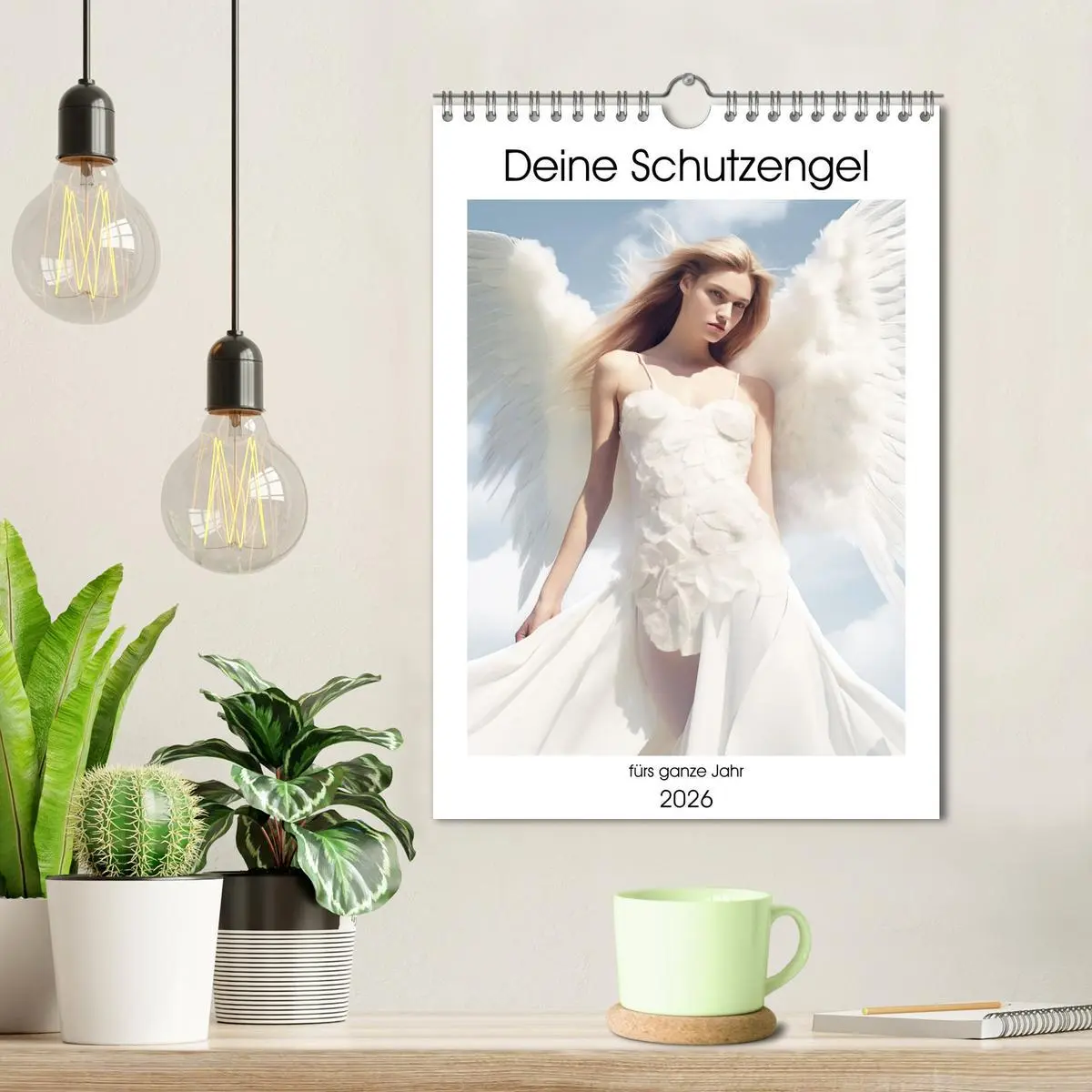 Bild: 9783516287721 | Deine Schutzengel fürs ganze Jahr (Wandkalender 2026 DIN A4 hoch),...
