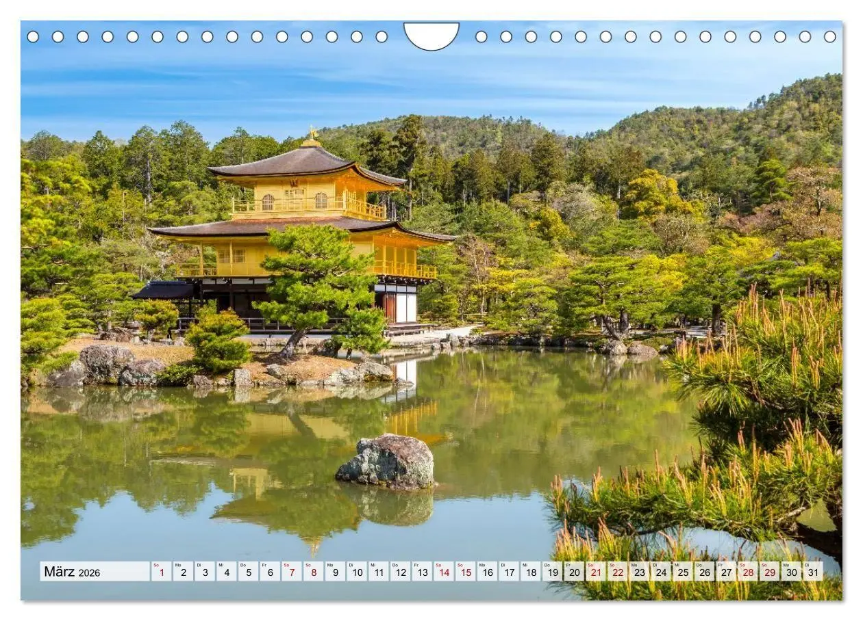 Bild: 9783516667721 | Kyoto - Ästhetik der Stille (Wandkalender 2026 DIN A4 quer),...