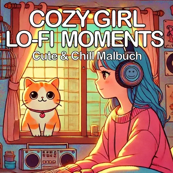 Cover: 9783819087721 | Cozy Girl Lofi Moments Cute und Chill - Cozy Malbuch für Erwachsene