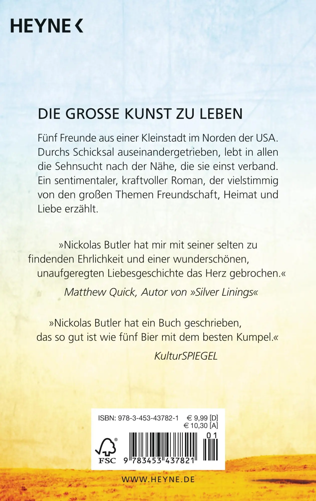 Rückseite: 9783453437821 | Shotgun Lovesongs | Nickolas Butler | Taschenbuch | 423 S. | Deutsch