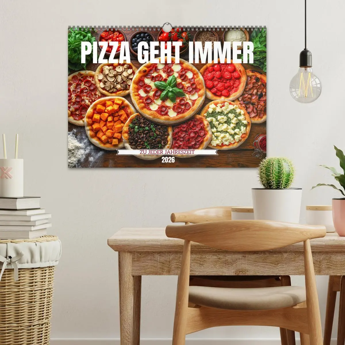Bild: 9783457327821 | Pizza geht immer - Zu jeder Jahreszeit (Wandkalender 2026 DIN A3...