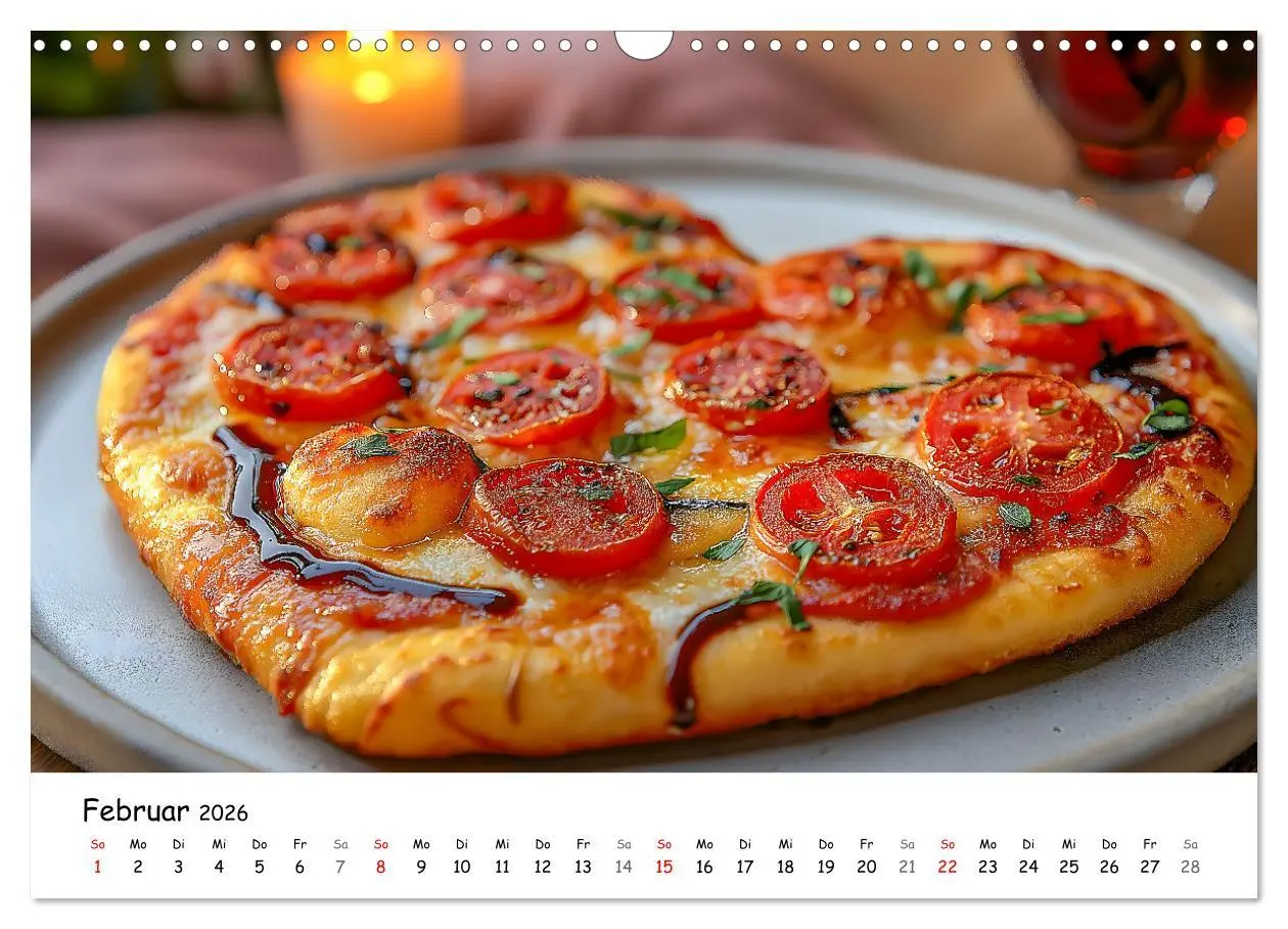 Bild: 9783457327821 | Pizza geht immer - Zu jeder Jahreszeit (Wandkalender 2026 DIN A3...