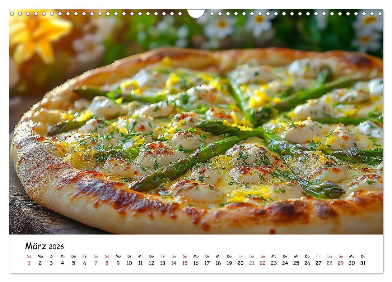Bild: 9783457327821 | Pizza geht immer - Zu jeder Jahreszeit (Wandkalender 2026 DIN A3...