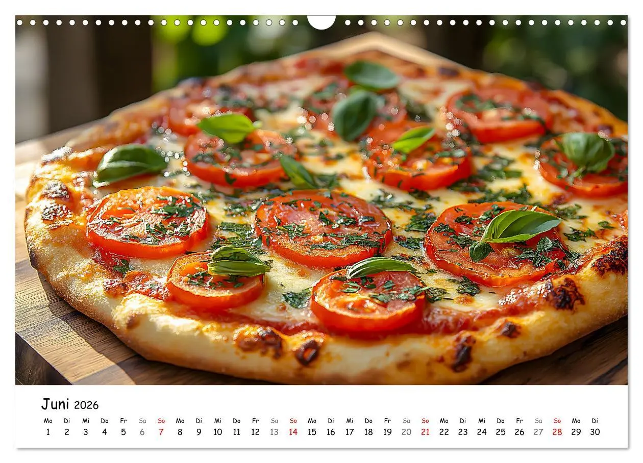 Bild: 9783457327821 | Pizza geht immer - Zu jeder Jahreszeit (Wandkalender 2026 DIN A3...