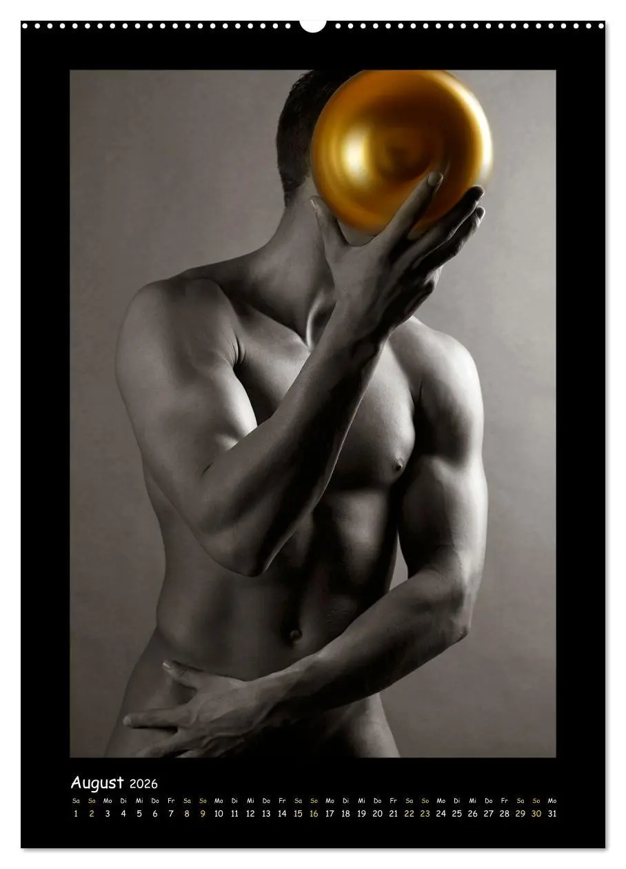 Bild: 9783516347821 | Golden Ball Männerakte exquisit (hochwertiger Premium Wandkalender...