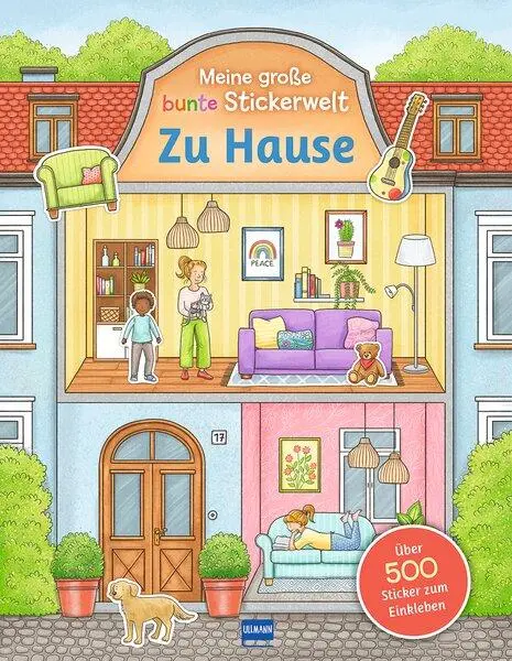 Cover: 9783741527821 | Meine große bunte Stickerwelt - Zu Hause | Nadine Bougie | Taschenbuch