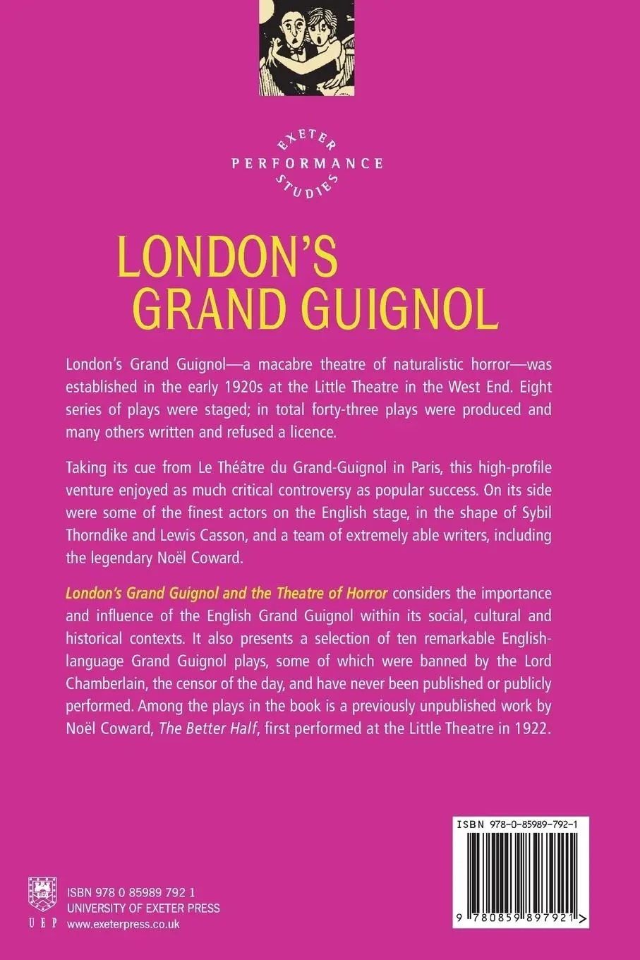 Rückseite: 9780859897921 | London's Grand Guignol and the Theatre of Horror | Hand (u. a.) | Buch