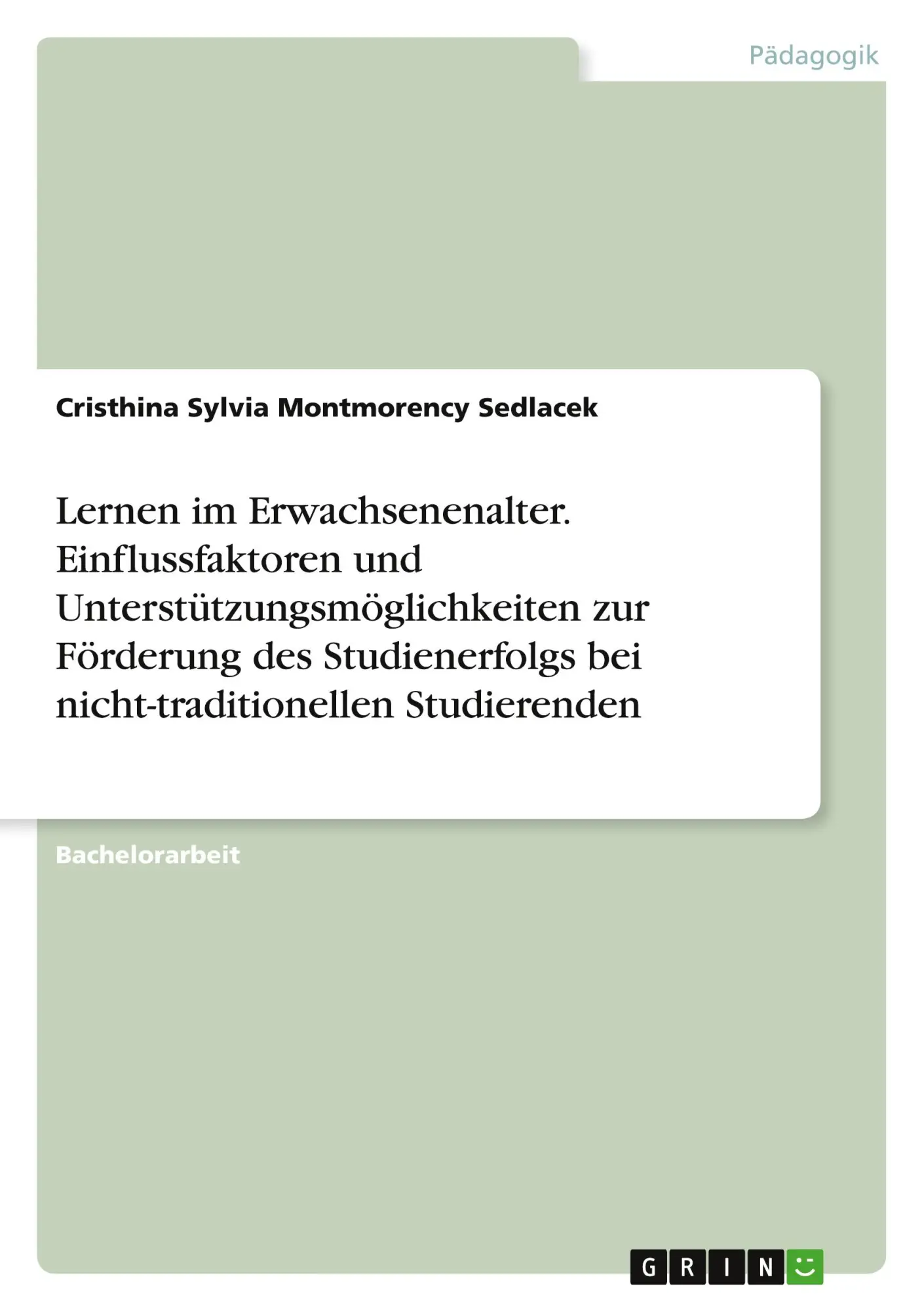 Cover: 9783346507921 | Lernen im Erwachsenenalter. Einflussfaktoren und...
