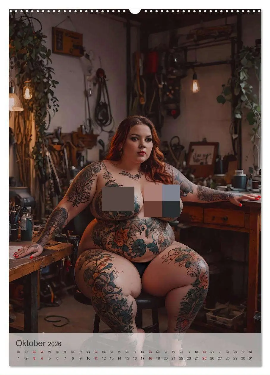 Bild: 9783457247921 | Verführerische Momente - Kurven und Tattoos (hochwertiger Premium...
