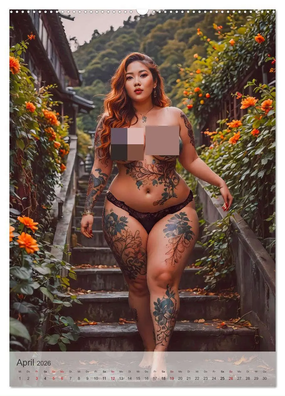 Bild: 9783457247921 | Verführerische Momente - Kurven und Tattoos (hochwertiger Premium...