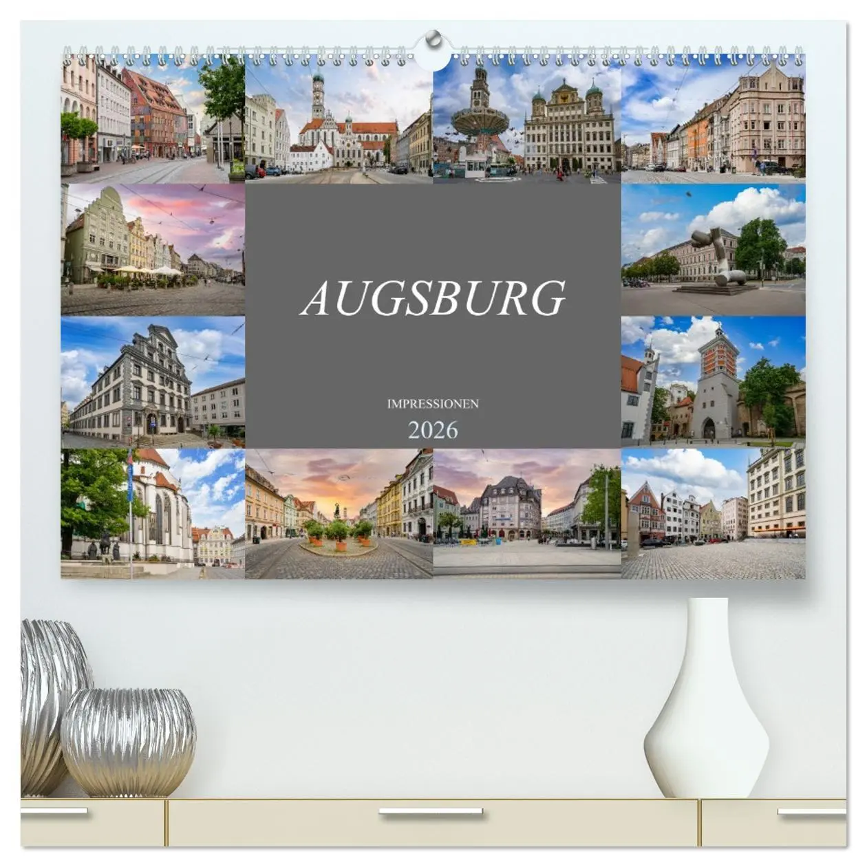 Cover: 9783457627921 | Augsburg Impressionen (hochwertiger Premium Wandkalender 2026 DIN...