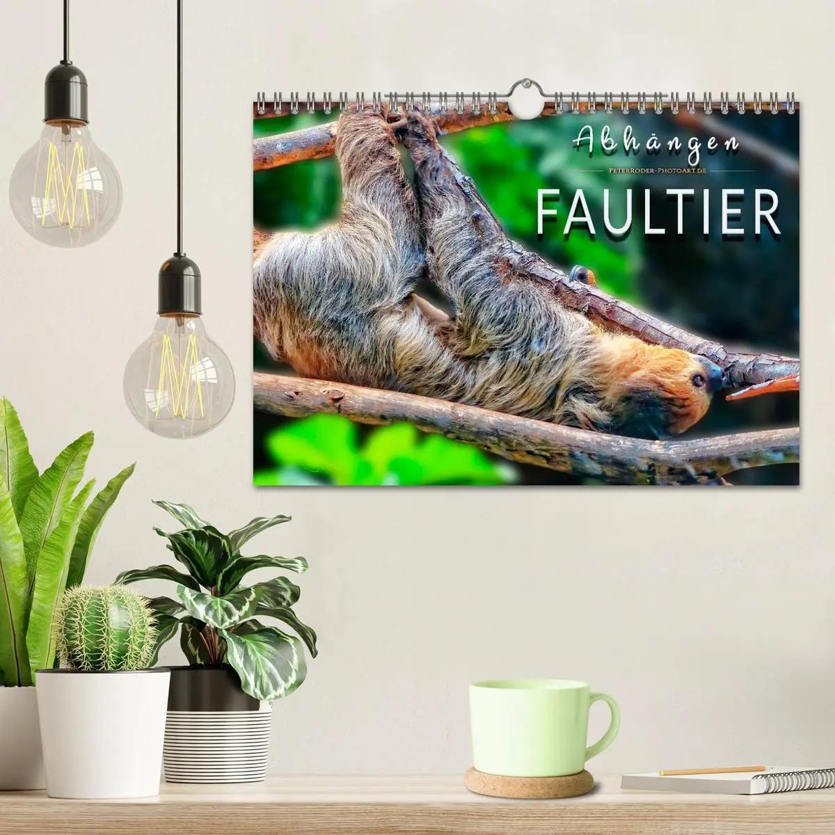 Bild: 9783457937921 | Abhängen - Faultier (Wandkalender 2026 DIN A4 quer), CALVENDO...