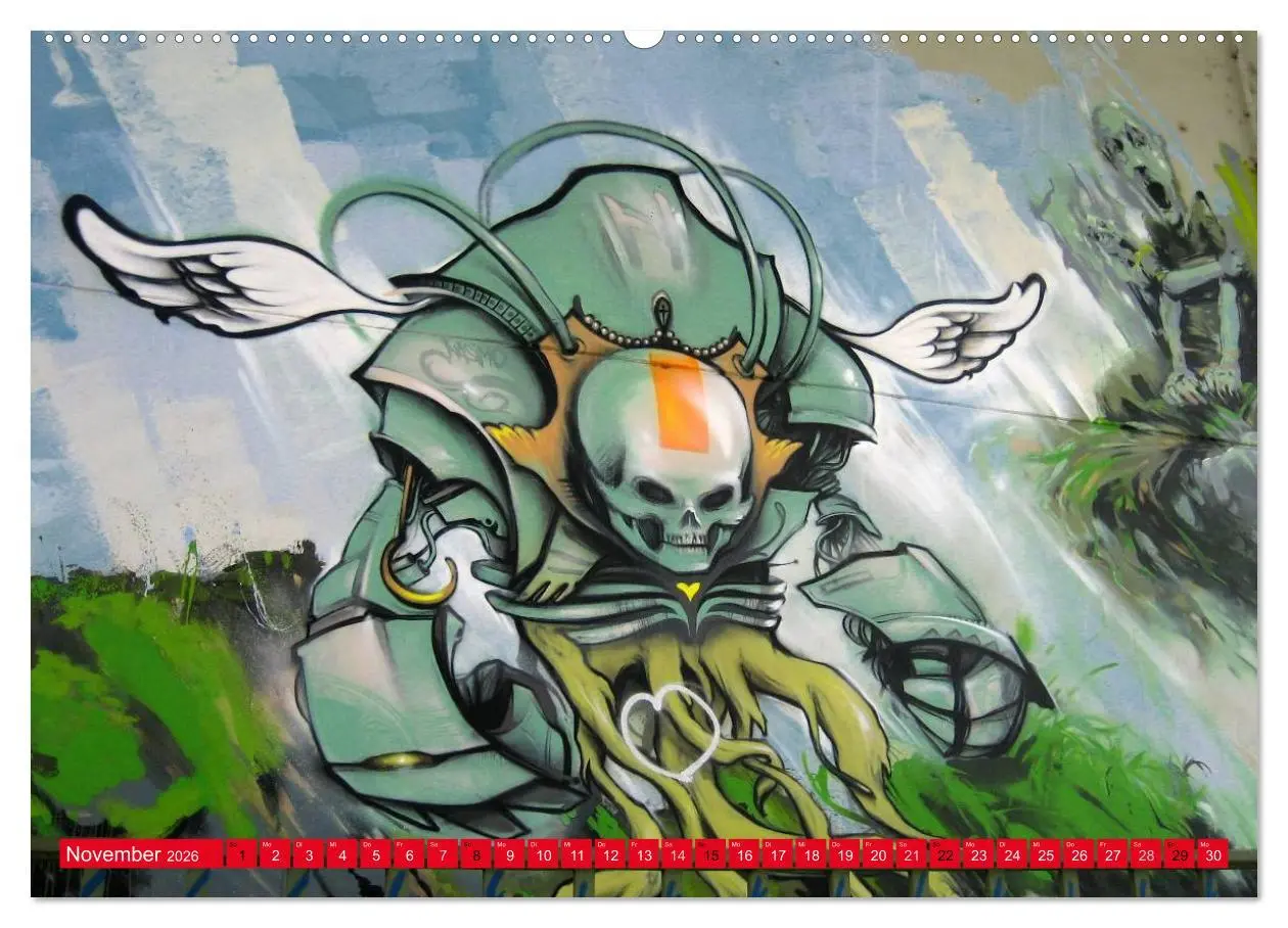 Bild: 9783516197921 | Graffiti ist Kult (Wandkalender 2026 DIN A2 quer), CALVENDO...