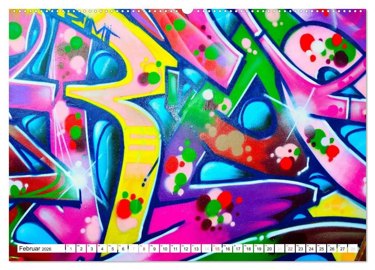 Bild: 9783516197921 | Graffiti ist Kult (Wandkalender 2026 DIN A2 quer), CALVENDO...