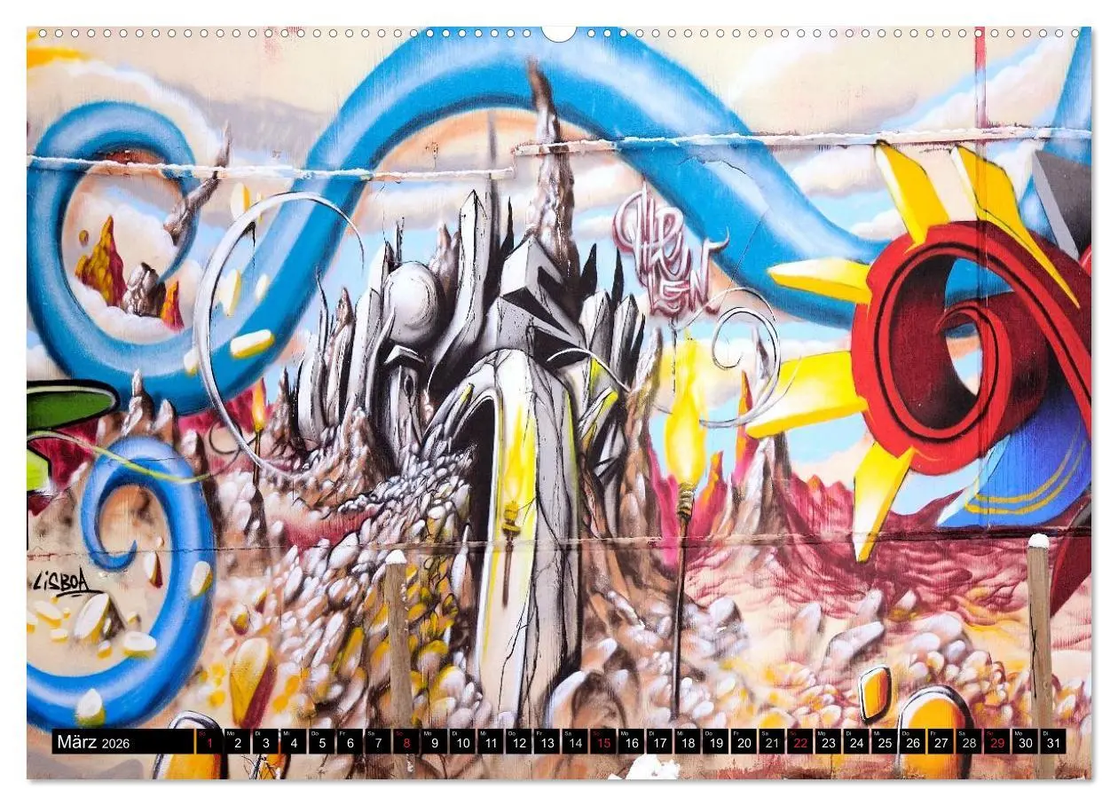 Bild: 9783516197921 | Graffiti ist Kult (Wandkalender 2026 DIN A2 quer), CALVENDO...