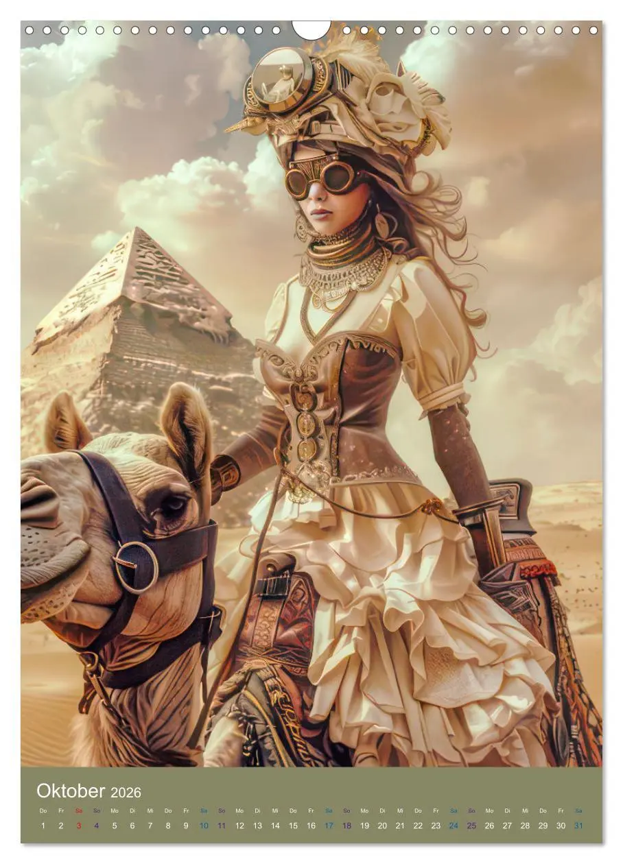 Bild: 9783516267921 | Steampunk Ladies auf Tour (Wandkalender 2026 DIN A3 hoch), CALVENDO...