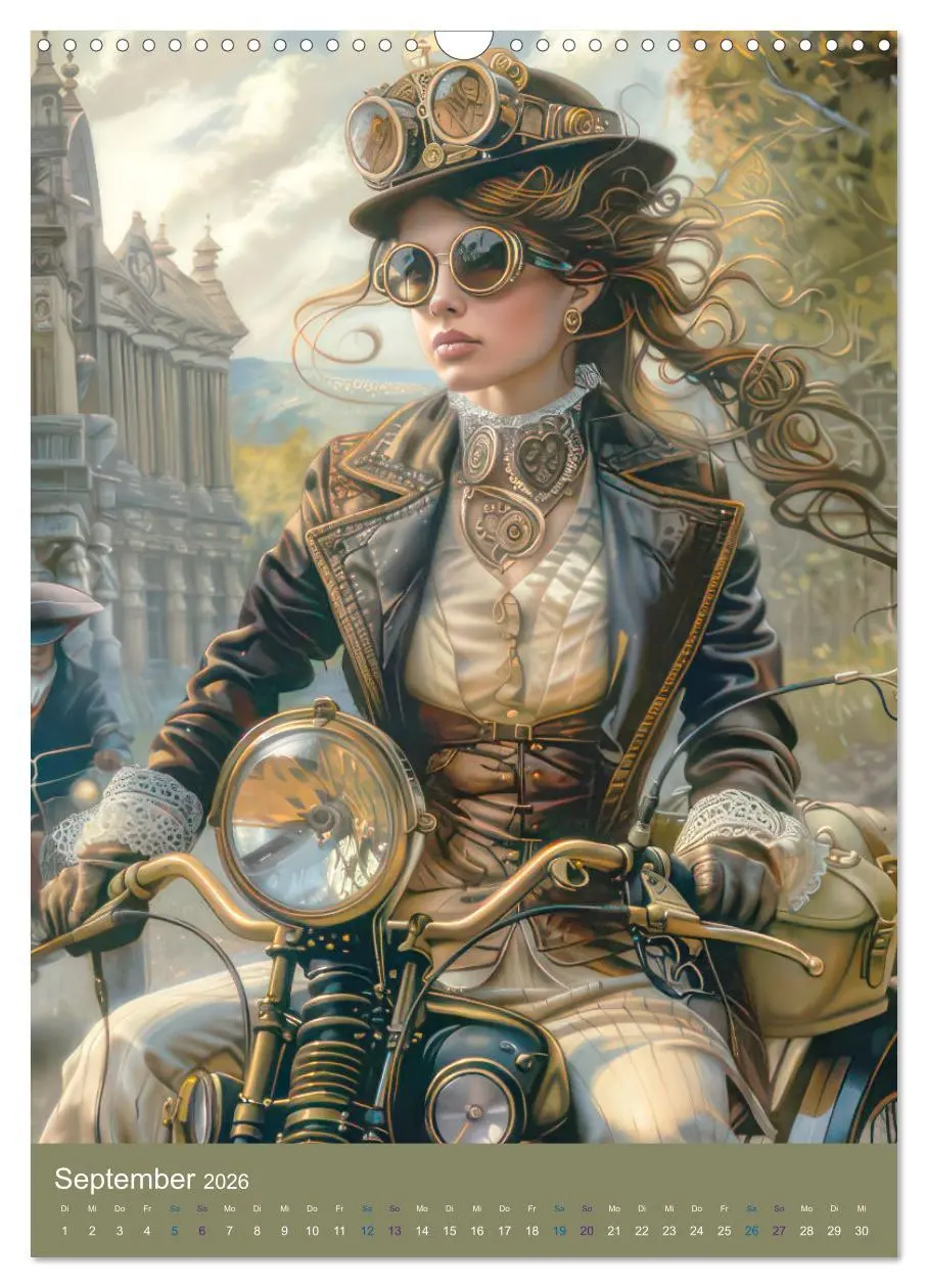 Bild: 9783516267921 | Steampunk Ladies auf Tour (Wandkalender 2026 DIN A3 hoch), CALVENDO...
