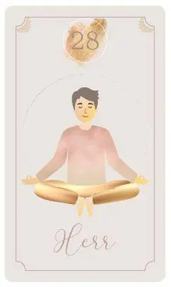 Bild: 9783868267921 | Lenormand - Dein Starterkit | 36 Golden-Lenormand-Karten und Buch