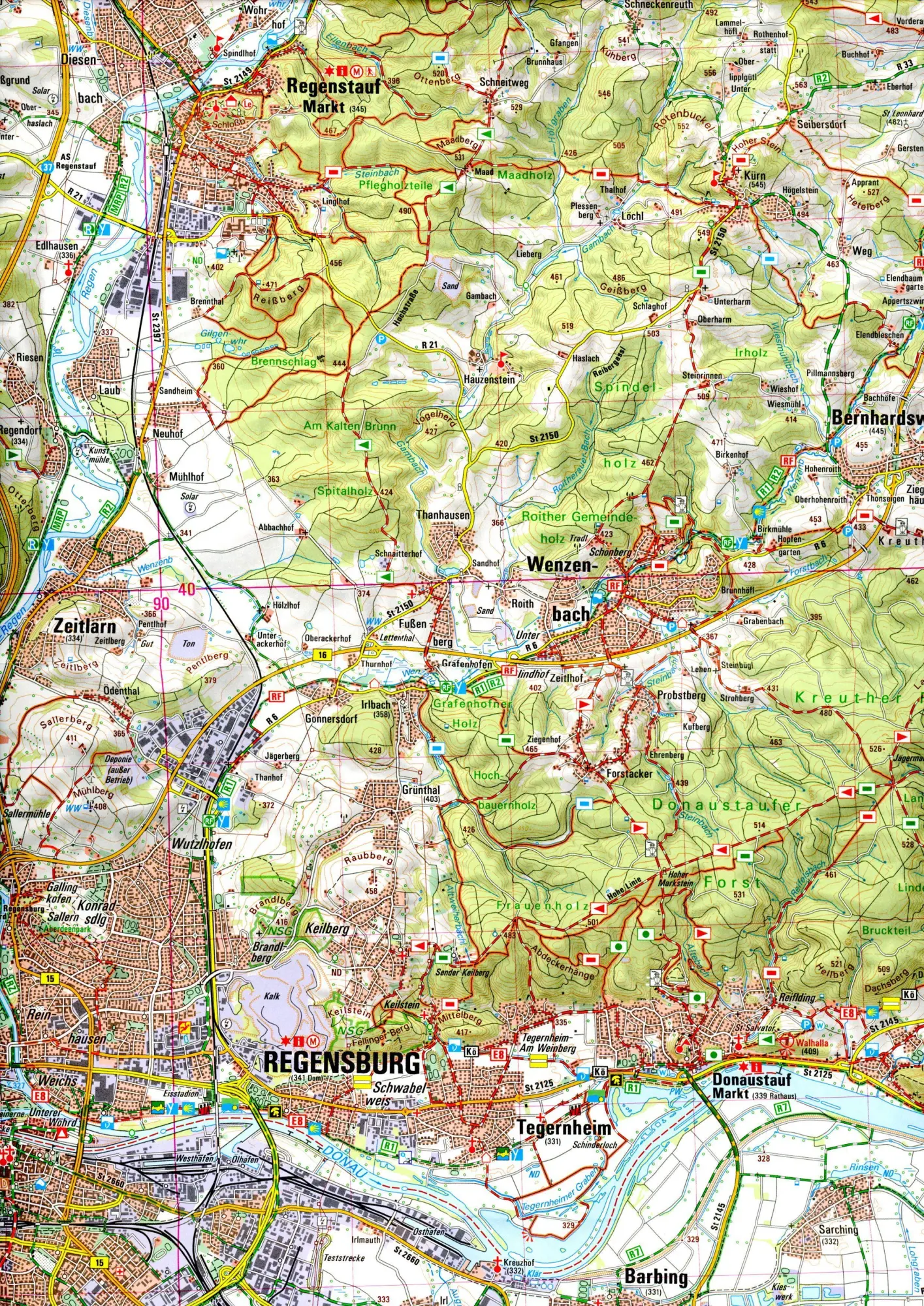Bild: 9783899337921 | Naturpark Oberer Bayerischer Wald - westlicher Teil 1 : 50 000...
