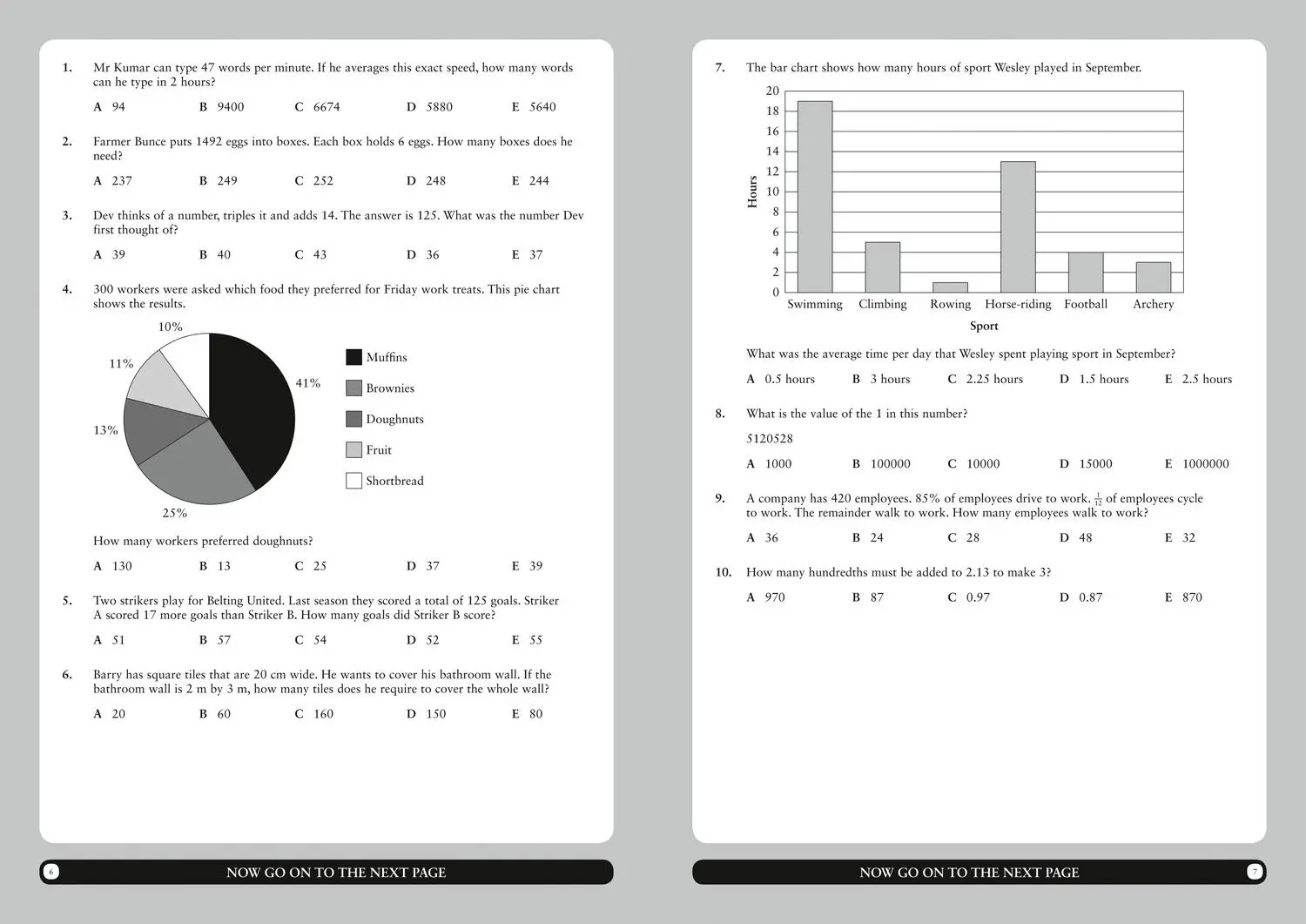 Bild: 9780008278021 | 11+ Maths Practice Papers Book 2 | For the 2025 Gl Assessment Tests