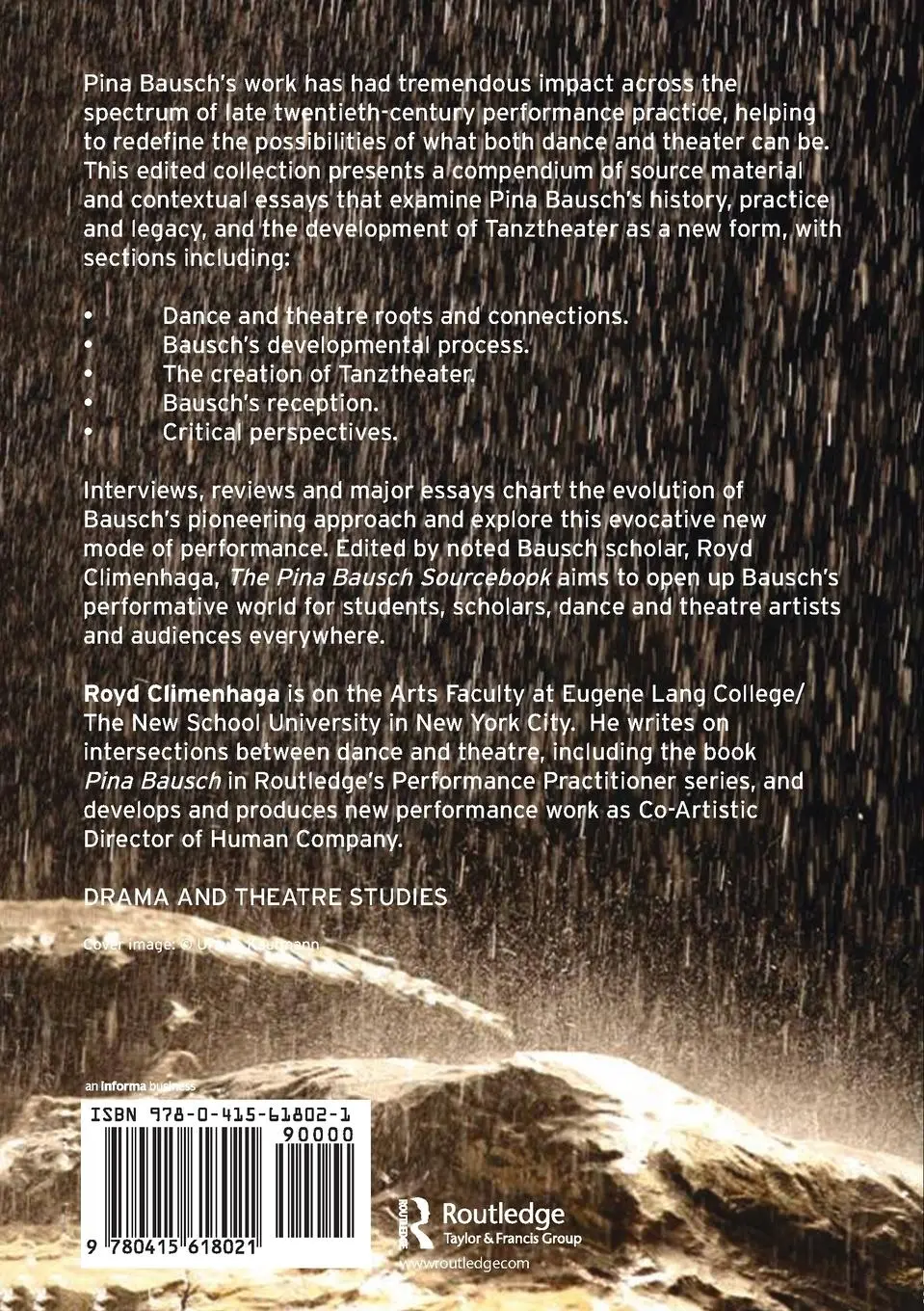 Rückseite: 9780415618021 | The Pina Bausch Sourcebook | The Making of Tanztheater | Climenhaga