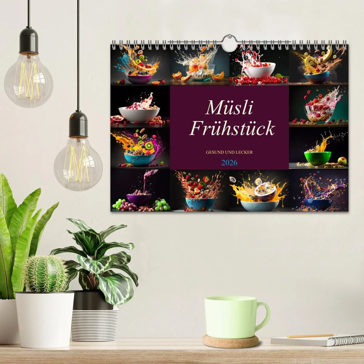 Bild: 9783457378021 | Müsli Frühstück (Wandkalender 2026 DIN A4 quer), CALVENDO...