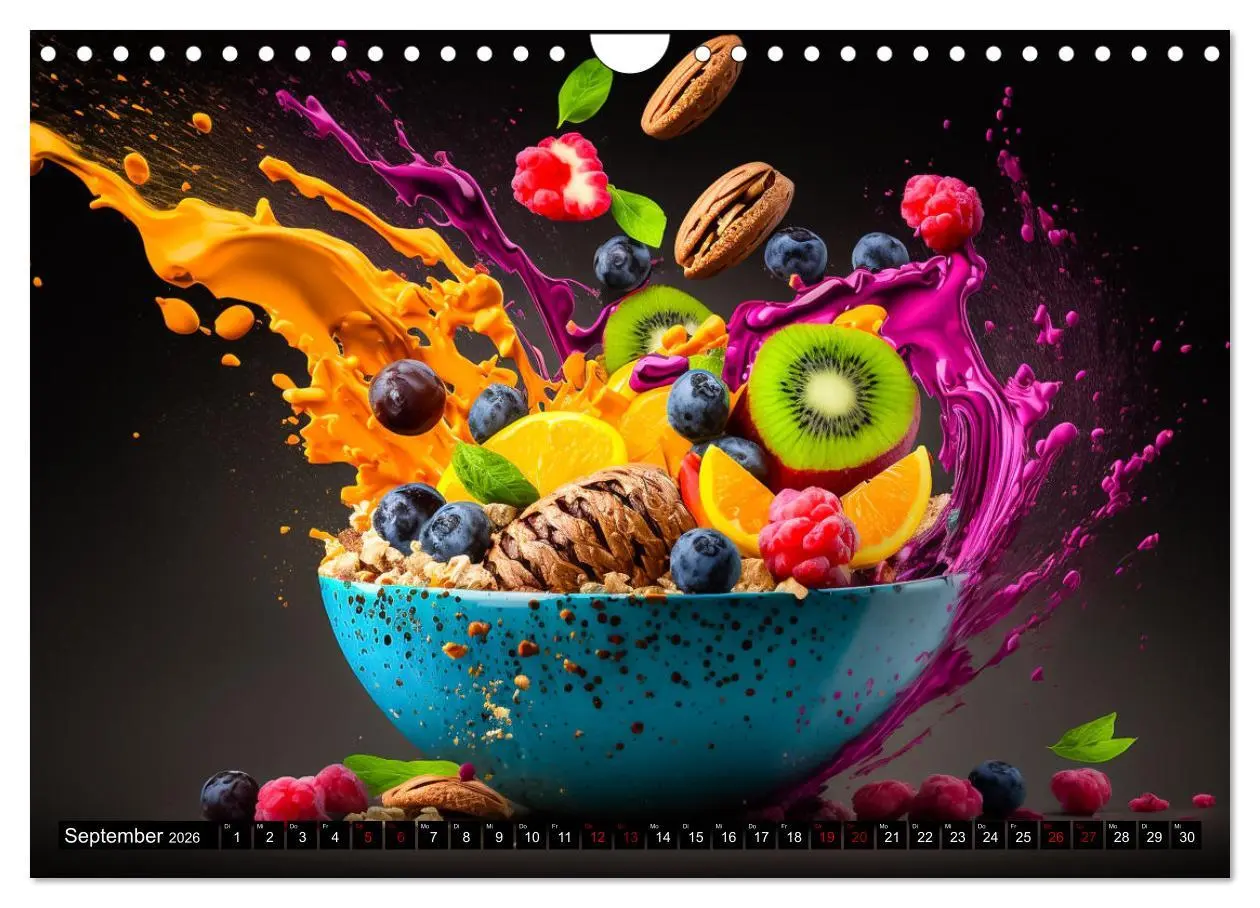 Bild: 9783457378021 | Müsli Frühstück (Wandkalender 2026 DIN A4 quer), CALVENDO...