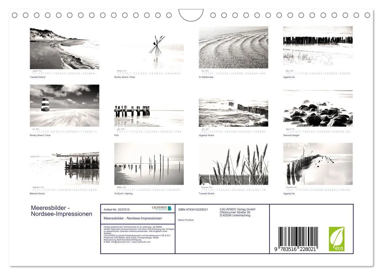 Bild: 9783516228021 | Meeresbilder - Nordsee-Impressionen (Wandkalender 2026 DIN A4...