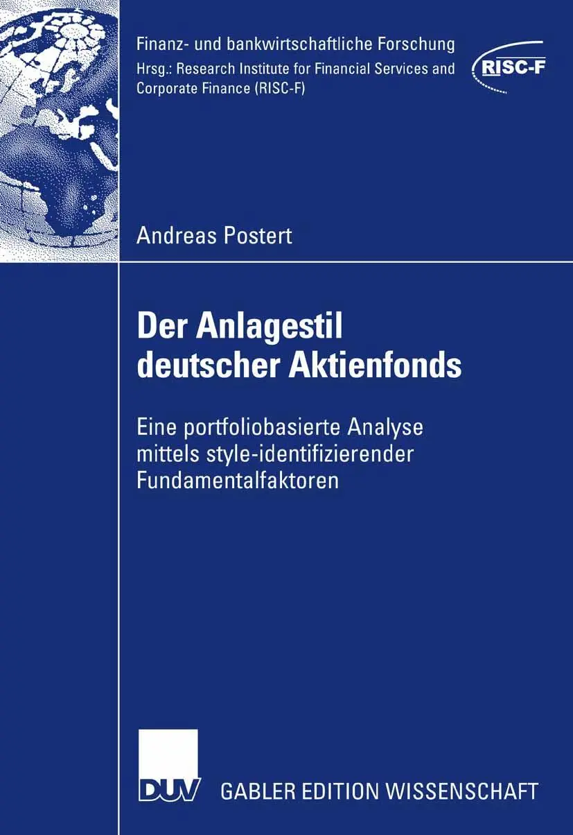 Cover: 9783835008021 | Der Anlagestil deutscher Aktienfonds | Andreas Postert | Taschenbuch