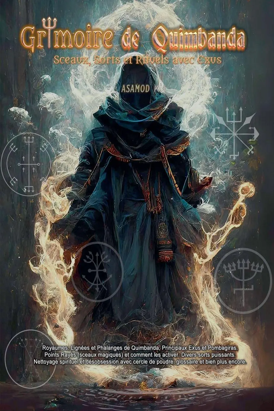 Cover: 9798223438021 | Grimoire de Quimbanda | Sceaux, Sorts et Rituels avec Exus | Asamod Ka