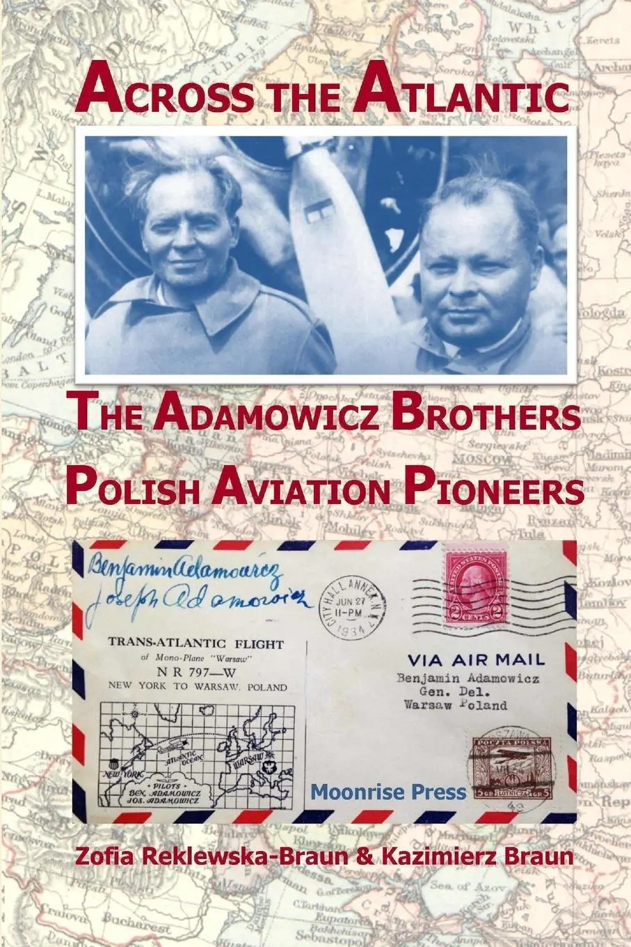 Cover: 9780996398121 | Across the Atlantic | The Adamowicz Brothers, Polish Aviation Pioneers