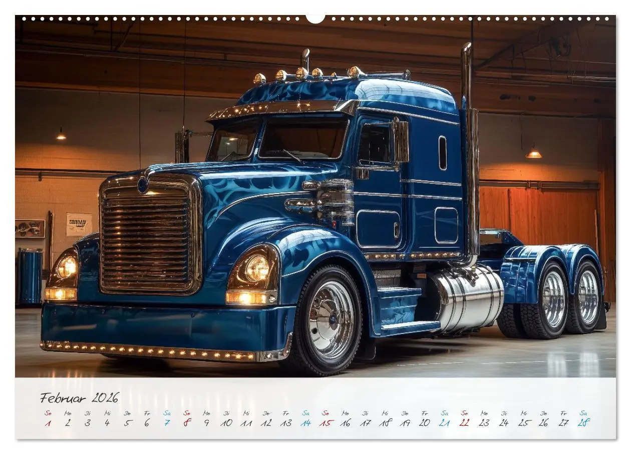 Bild: 9783457298121 | Giganten der Straße (Wandkalender 2026 DIN A2 quer), CALVENDO...