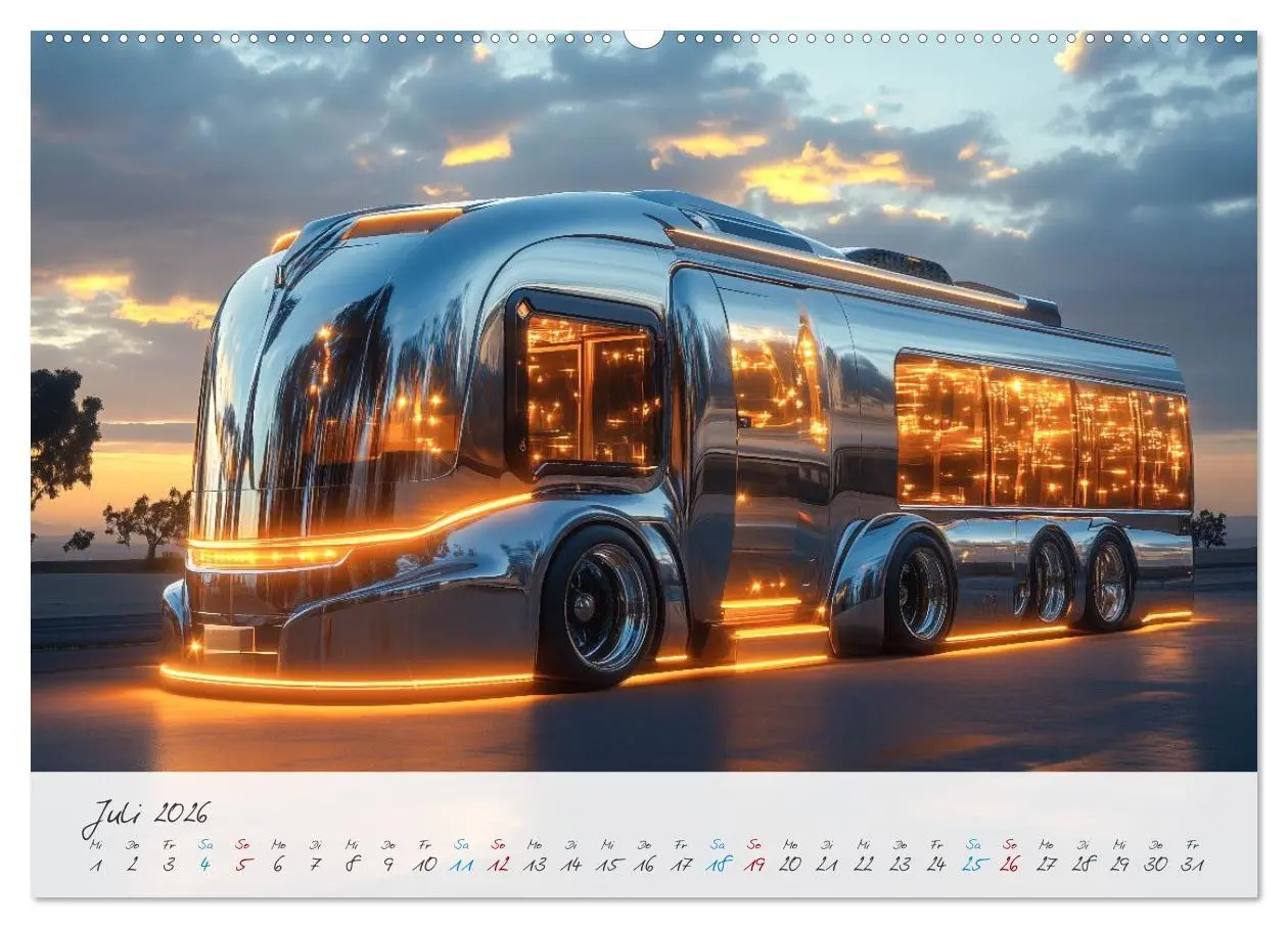 Bild: 9783457298121 | Giganten der Straße (Wandkalender 2026 DIN A2 quer), CALVENDO...