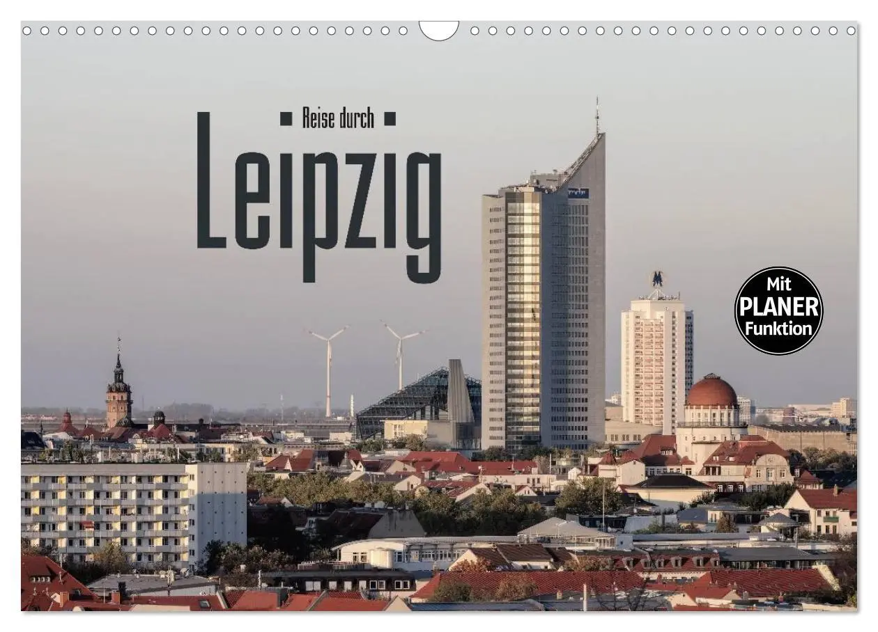 Cover: 9783457988121 | Reise durch Leipzig (Wandkalender 2026 DIN A3 quer), CALVENDO...