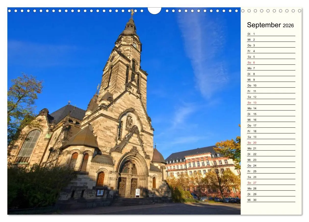Bild: 9783457988121 | Reise durch Leipzig (Wandkalender 2026 DIN A3 quer), CALVENDO...