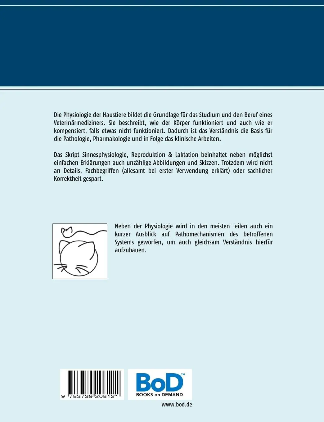 Rückseite: 9783739208121 | Sinnesphysiologie, Reproduktion &amp; Laktation | Katharina Ecker | Buch
