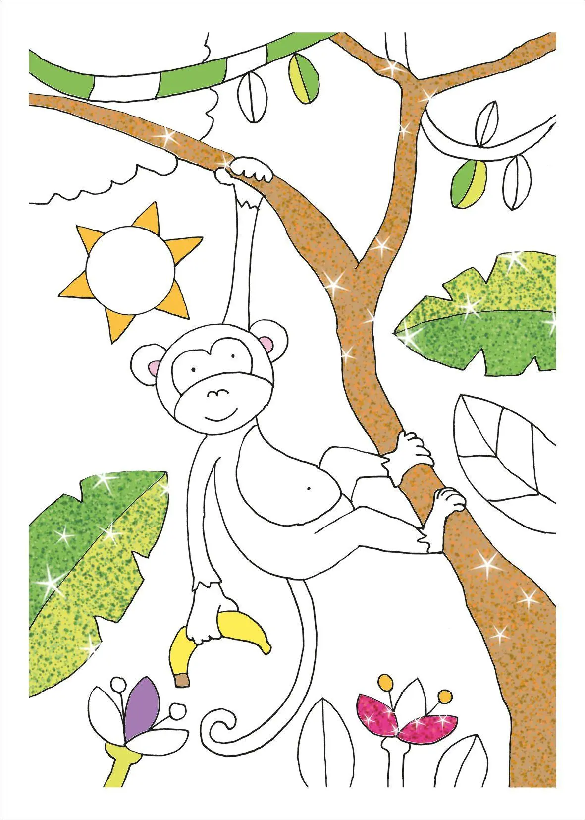 Bild: 9783788648121 | Mini Glitzer Malblock to go. Zootiere | Sandra Schmidt | Taschenbuch