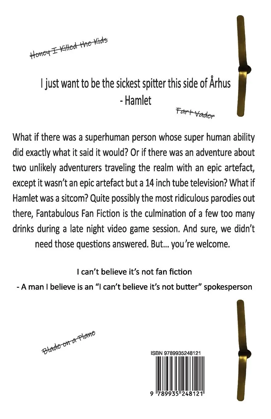 Rückseite: 9789935248121 | Fantabulous Fan Fiction | edited for copyright reasons | Egill Atlason